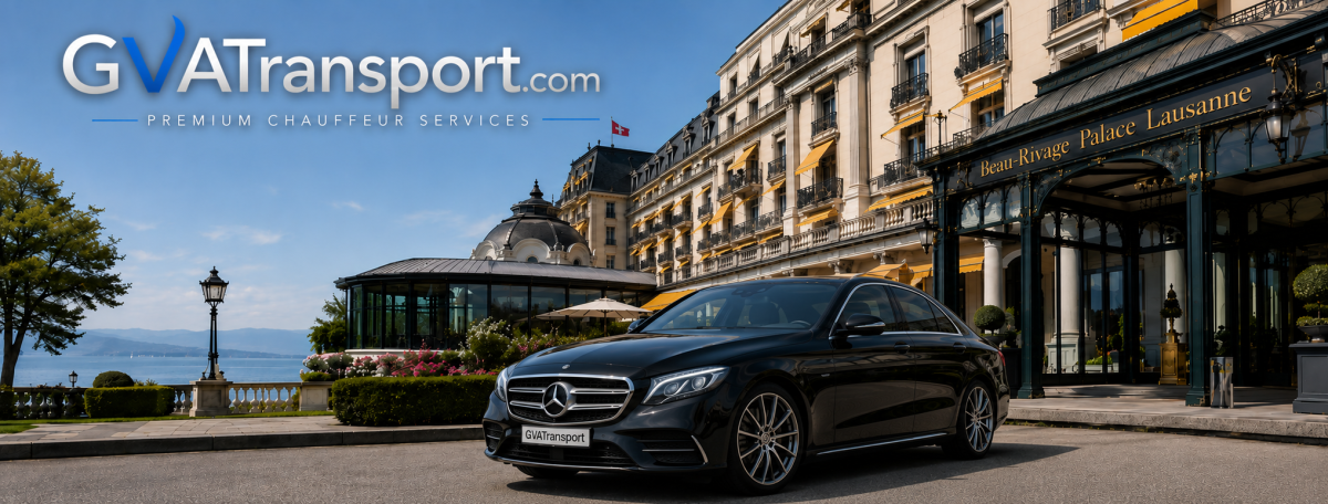 Pick-up at Hôtel Beau Rivage Palace Lausanne - Book a transfer in a Mercedes-Benz E-Class Pick-up at Hôtel Beau Rivage Palace Lausanne - Book a transfer in a Mercedes-Benz E-Class