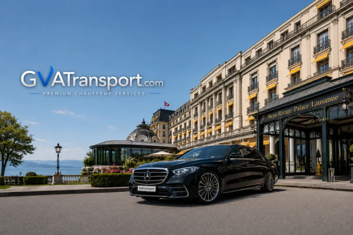 Pick-up at Hôtel Beau Rivage Palace Lausanne - Book a transfer in a Mercedes-Benz S-Class Pick-up at Hôtel Beau Rivage Palace Lausanne - Book a transfer in a Mercedes-Benz S-Class