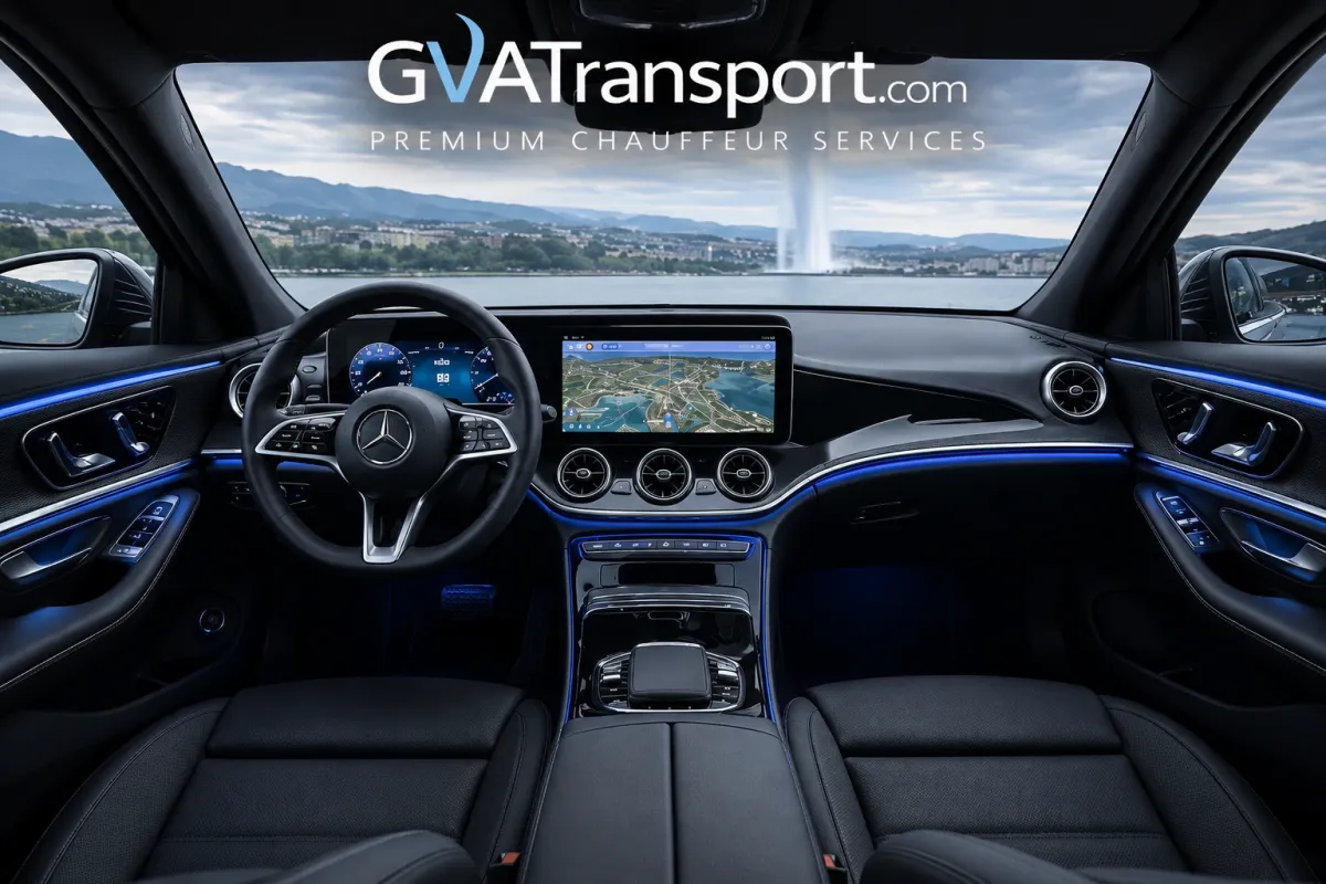 Drop-off at Geneva Jet Aviation - Book a transfer in a Mercedes-Benz E-Class Drop-off at Geneva Jet Aviation - Book a transfer in a Mercedes-Benz E-Class