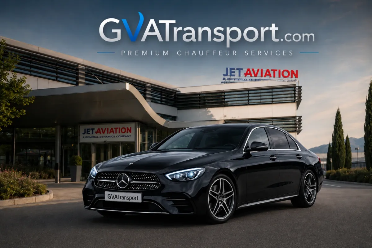 Pick-up at Geneva Jet Aviation - Book a transfer in a Mercedes-Benz E-Class Pick-up at Geneva Jet Aviation - Book a transfer in a Mercedes-Benz E-Class