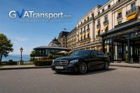 Pick-up at Hôtel Beau Rivage Palace Lausanne - Book a transfer in a Mercedes-Benz E-Class