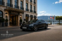 Pick-up at Geneva Four Seasons Hôtel des Bergues - Book a transfer in a Mercedes-Benz E-Class
