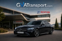 Pick-up at Geneva Jet Aviation - Book a transfer in a Mercedes-Benz E-Class