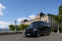 Drop-off at Fairmont Grand Hotel (2028) - Book a transfer in a Mercedes-Benz Sprinter